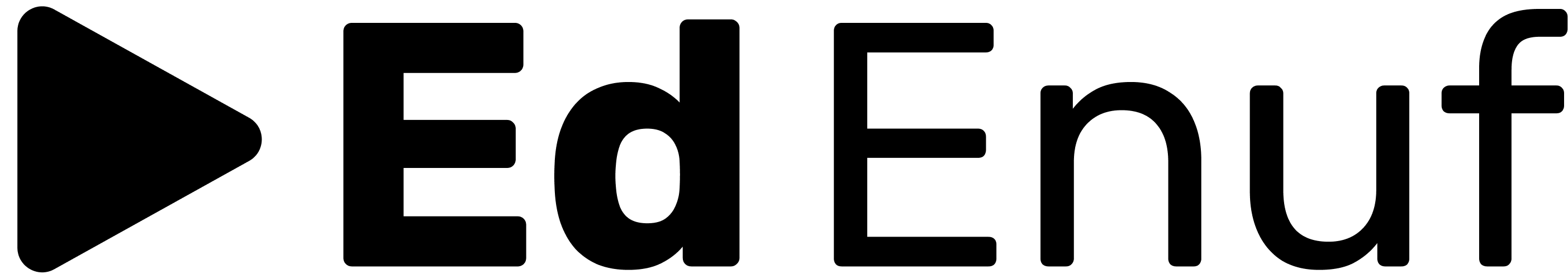 Ed Enuf Logo   Black   Large